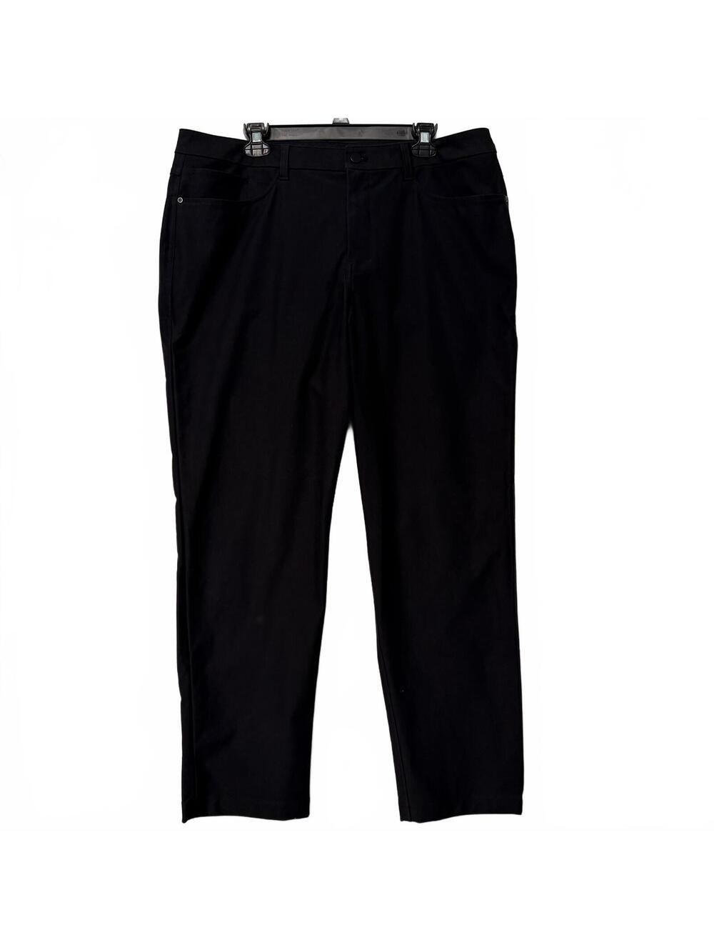 Lululemon Pants Mens 36x30 (38x30) Black ABC Slim Fit Utilitech 5 Pocket LM5AQIS